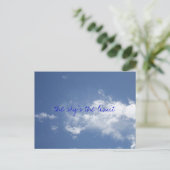 DE SKY IS HET BEPERKTE BRIEFKAART (Staand voorkant)