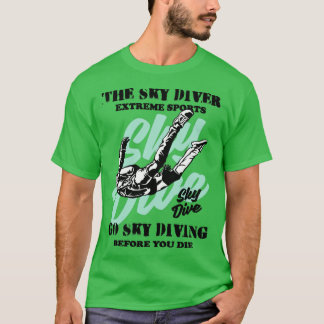 De skydiving van Skydiver T-shirt