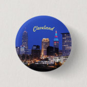 De Skyline Cleveland OH Button (Voorkant)