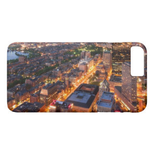 De skyline van Boston bij schemering iPhone 8 Plus / 7 Plus Hoesje