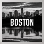 De skyline van Boston, Boston Ma Us Poster (Voorkant)