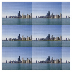 De skyline van Chicago Stof