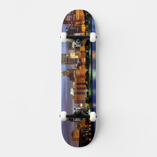 De skyline van Chicago van het Adler Planetarium Skateboard (Voorkant)
