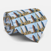 DE SKYLINE VAN CLEVELAND,OHIO-stropdas Stropdas (Opgerold)