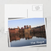 De skyline van Den Haag in Nederland Briefkaart (Voorkant / Achterkant)