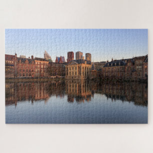 De skyline van Den Haag in Nederland Legpuzzel