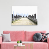De skyline van Manhattan New York Canvas Afdruk (Insitu (Woonkamer))