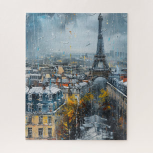 de skyline van Parijs Legpuzzel