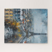 de skyline van Parijs Legpuzzel (Horizontaal)