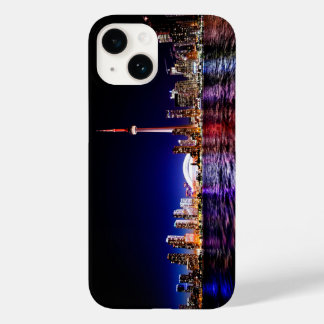 De skyline van Toronto na zonsondergang Case-Mate iPhone 14 Hoesje