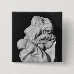 De slaapartikelen vierkante button 5,1 cm