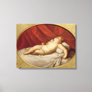 De slaapcoupon canvas afdruk