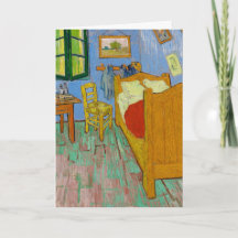 De slaapkamer 1889 door Vincent van Gogh Kaart