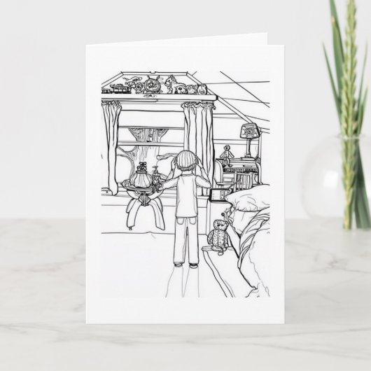 De slaapkamer kaart (Voorkant)