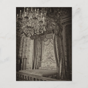 De slaapkamer van de koningin, Château Versailles Briefkaart