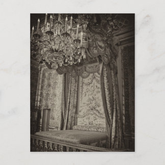 De slaapkamer van de koningin, Château Versailles Briefkaart