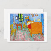 De slaapkamer, Van Gogh Briefkaart (Voorkant / Achterkant)