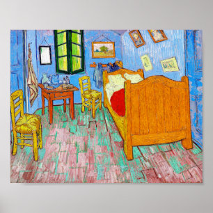 De slaapkamer, Van Gogh Poster