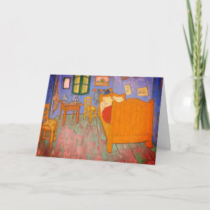De slaapkamer van Van Gogh: Blank Kaart