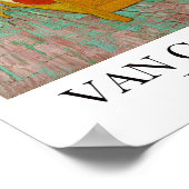 De slaapkamer van Vincent van Gogh Poster (Hoek)