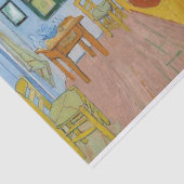 De slaapkamer, Vincent van Gogh, postpressionist Tissuepapier (Detail)