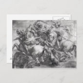 De slag om Anghiari na Leonardo da Vinci Briefkaart (Voorkant / Achterkant)
