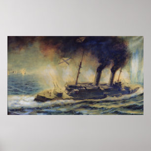 De slag om de Golf van Riga, augustus 1915, 1940 Poster