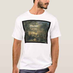 De slag om Poltava in 1709, 1717 T-shirt