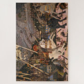 De slag om San Romano (middeleeuwse oorlogsindelin Legpuzzel (Verticaal)