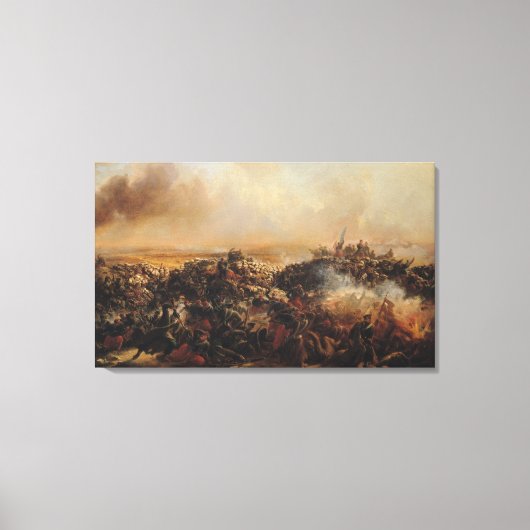 De slag om Sebastopol Canvas Afdruk (Voorkant)