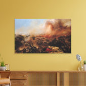 De slag om Sebastopol Canvas Afdruk (Insitu (Woonkamer))