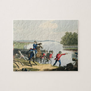 De slag om Waterloo besloot door de hertog van Wel Legpuzzel