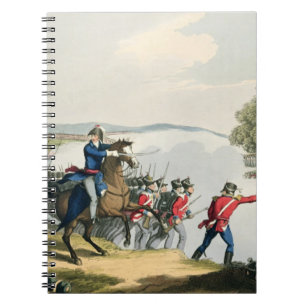 De slag om Waterloo besloot door de hertog van Wel Notitieboek
