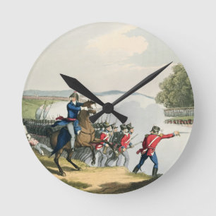 De slag om Waterloo besloot door de hertog van Wel Ronde Klok
