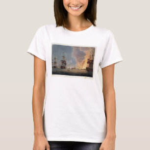 De slag van de Nijl, 1 augustus 1798, gegraveerd T-shirt