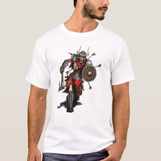 De Slag van het Karakter van de strijder T-shirt (Voorkant)