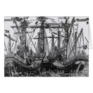 De slag van Zonchio in 1499