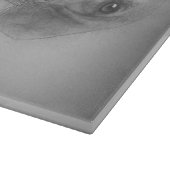 De slagader wordt getrokken met een potlood snijplank (Hoek)