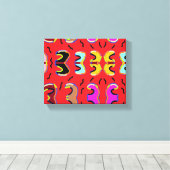 De slak van de kunst canvas afdruk (Insitu (Houten vloer))