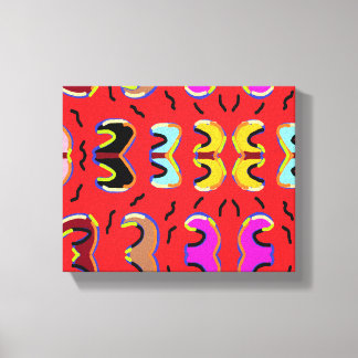 De slak van de kunst canvas afdruk