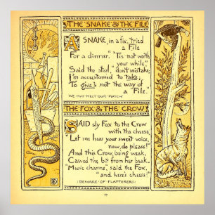De Slang en het Dossier Walter Crane Poster
