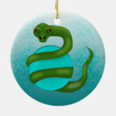 De slang keramisch ornament (Achterkant)