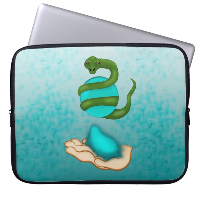 De slang laptop sleeve (Voorkant)