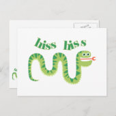 De Slang van de Sisklank van de sisklank Briefkaart (Voorkant / Achterkant)