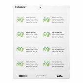 De Slang van de Sisklank van de sisklank Etiket (Full Sheet)