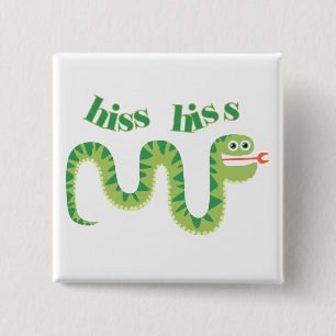 De Slang van de Sisklank van de sisklank Vierkante Button 5,1 Cm