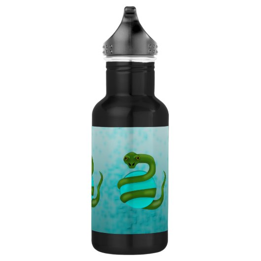 De slang waterfles  (Rechts)