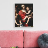 De slapende Jezus Canvas Afdruk (Insitu (Woonkamer))