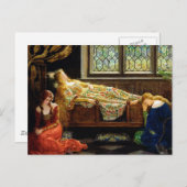 De slapende schoonheid briefkaart (Voorkant / Achterkant)