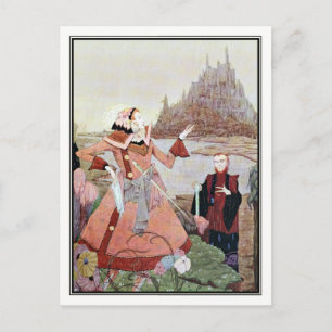 De slapende schoonheid van Harry Clarke Briefkaart